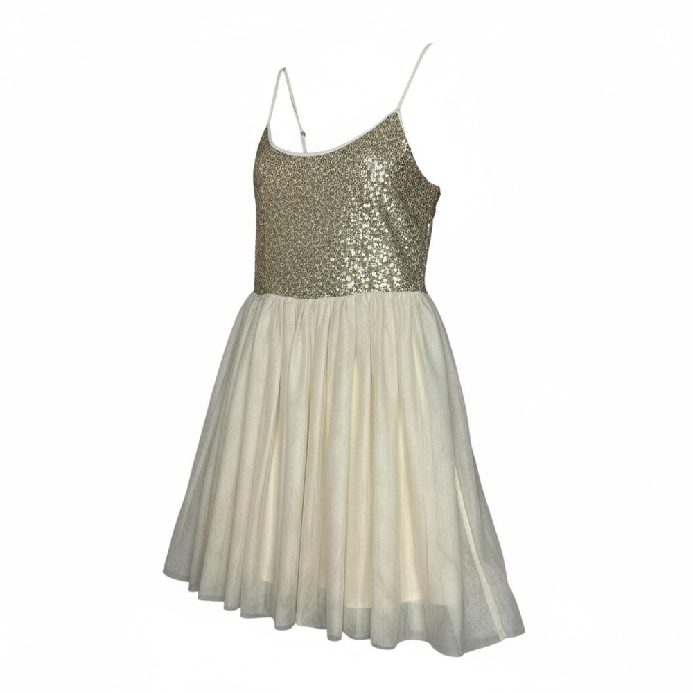 Abercrombie & Fitch Womens Sequin Tulle Dress Small Balletcore Sparkly Party